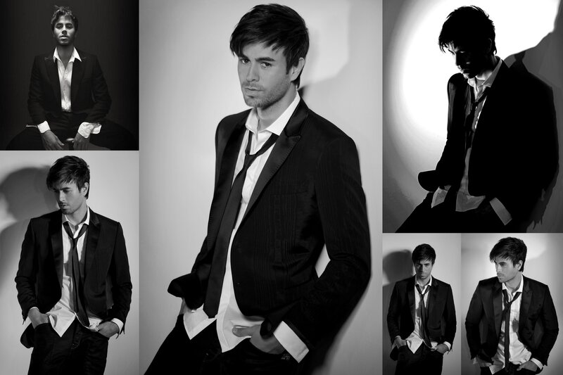 Man in Black Suit — Dramatic, Photograph, Tie, Studio
