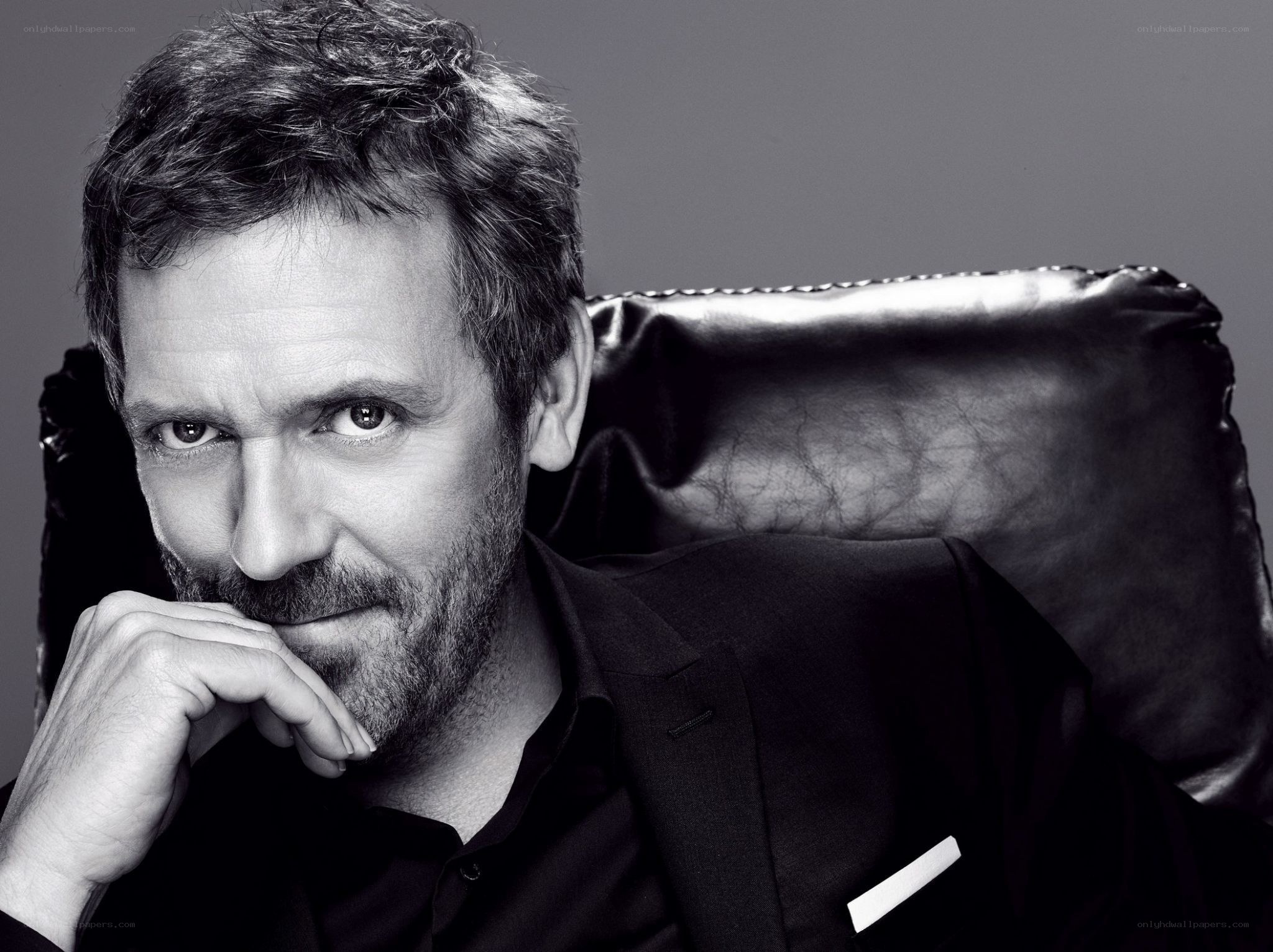 man in black suit portrait