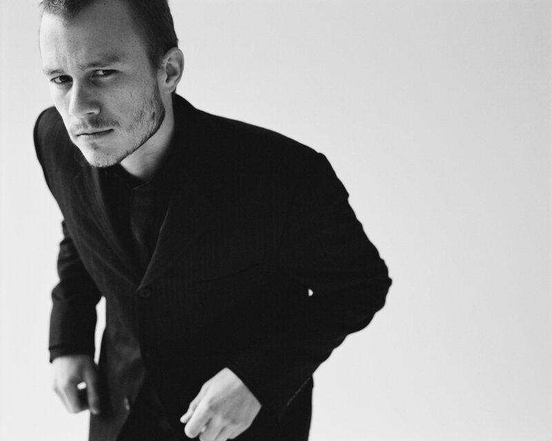 Man in Black Suit — Serious, Photograph, White Background