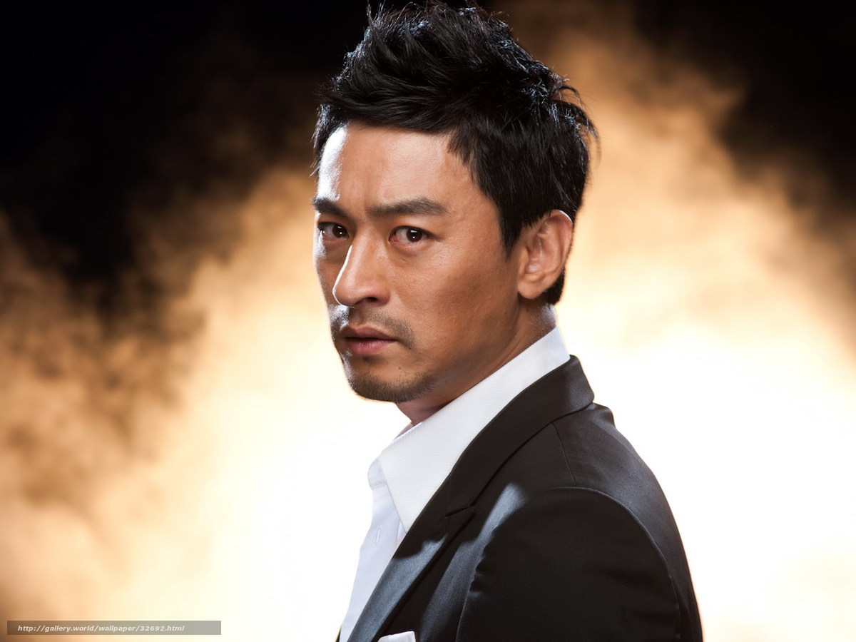 man in black suit