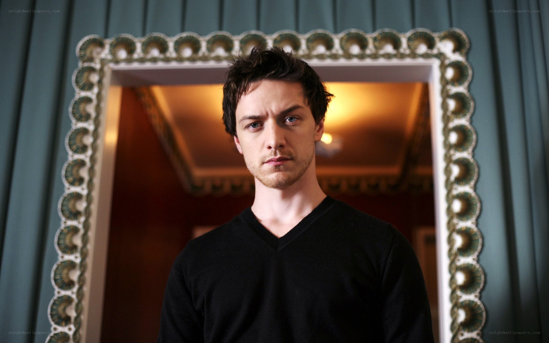 man in black sweater
