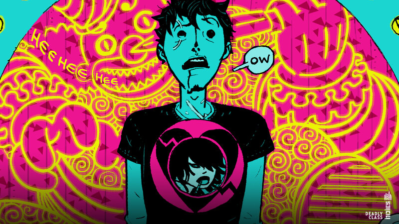 Man in Black T-shirt — Pink