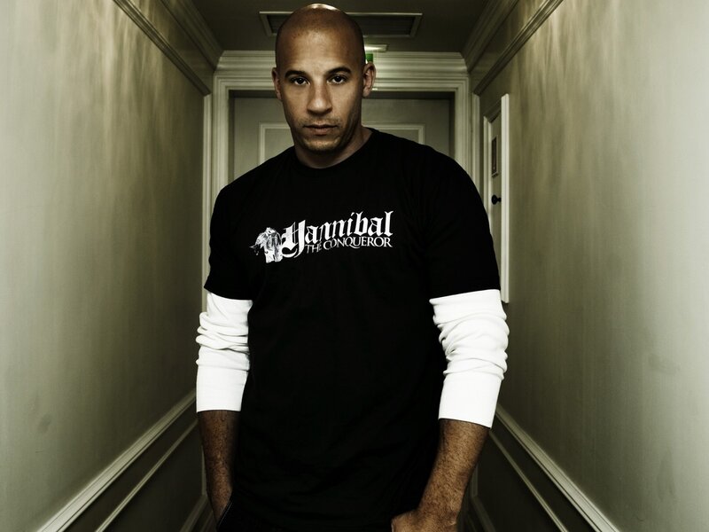 Man in Black T-shirt — Serious