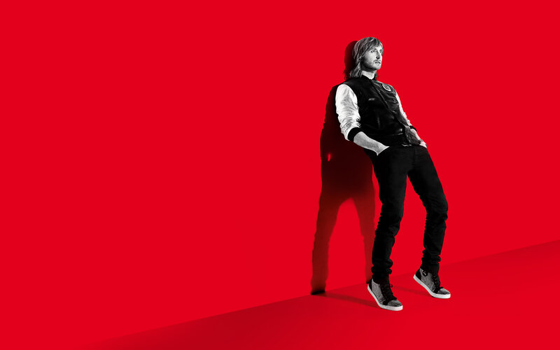 Man in Black Vest — Red