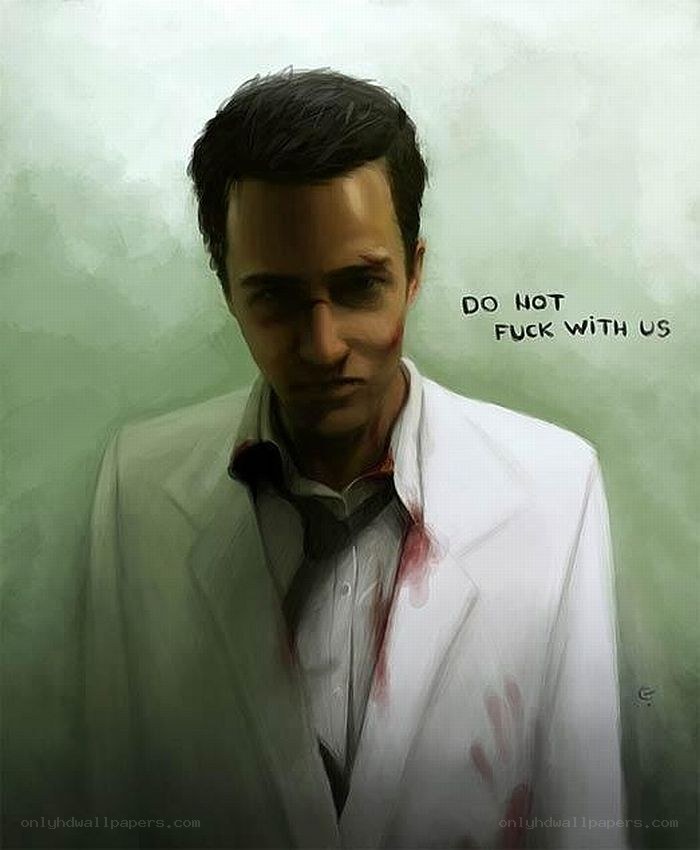 man in blood-stained lab coat