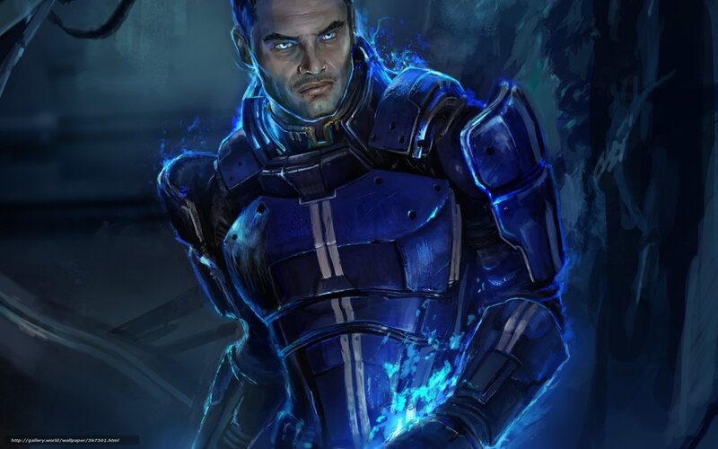 Man in Blue Armor — Dramatic, Night, Digital Art