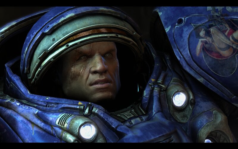 Man in Blue Armor