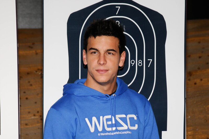 man in blue hoodie