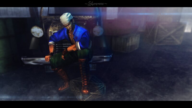 Man in Blue Jacket — Dark