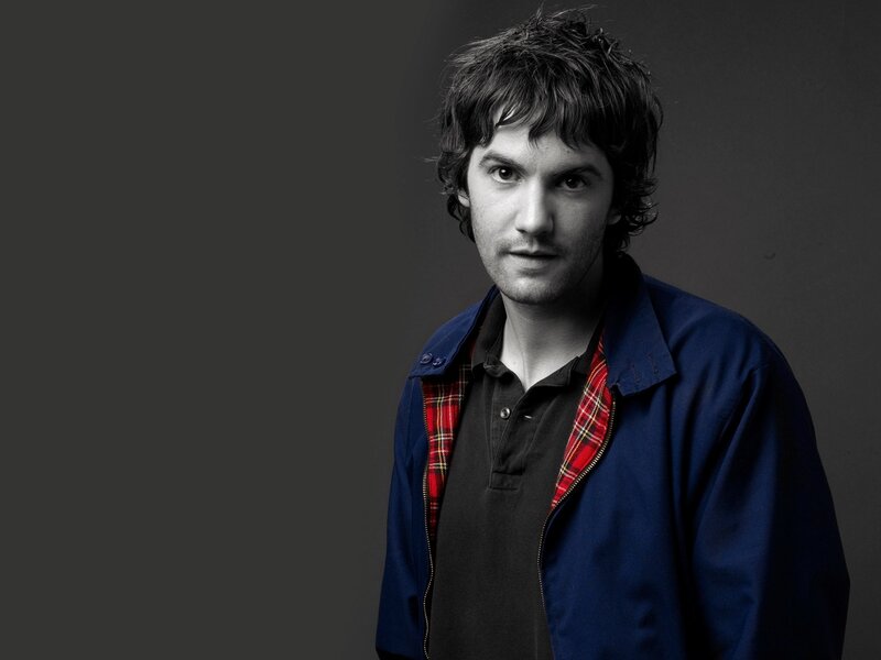man in blue jacket