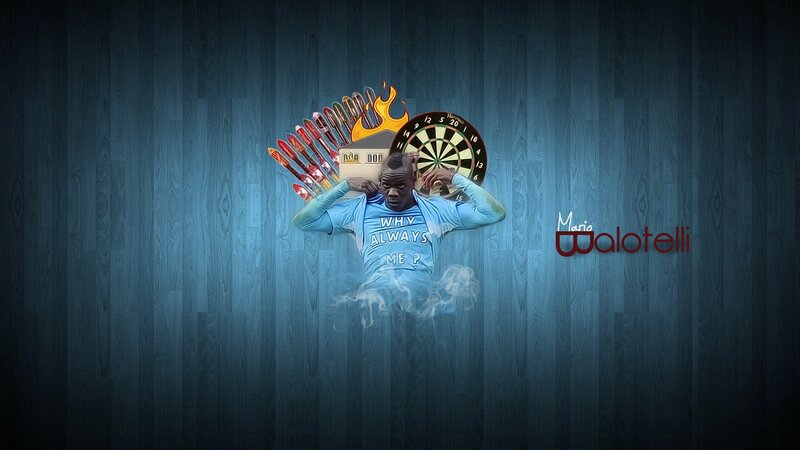 Man in Blue Jersey — Dramatic, Digital Art