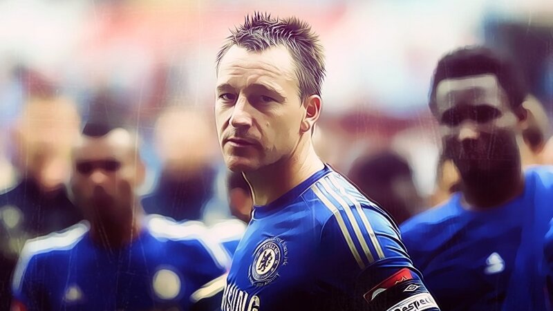 Man in Blue Jersey — Focused