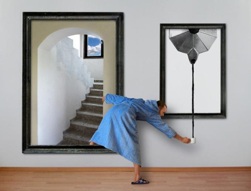 Man in Blue Robe