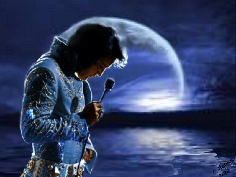 Man in Blue Sequined Jacket