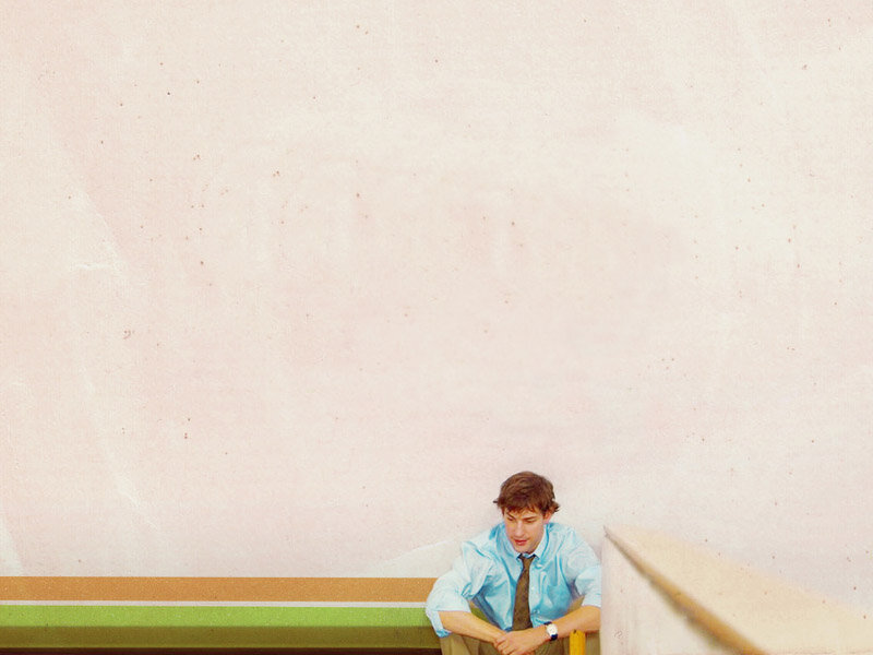 Man in Blue Shirt — Pink