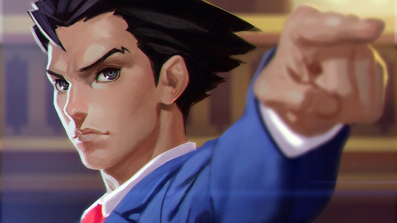 Man in Blue Suit — Dramatic, Anime