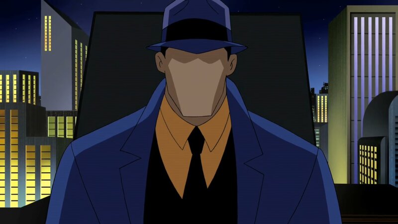 Man in Blue Suit — Dramatic, Night, Anime
