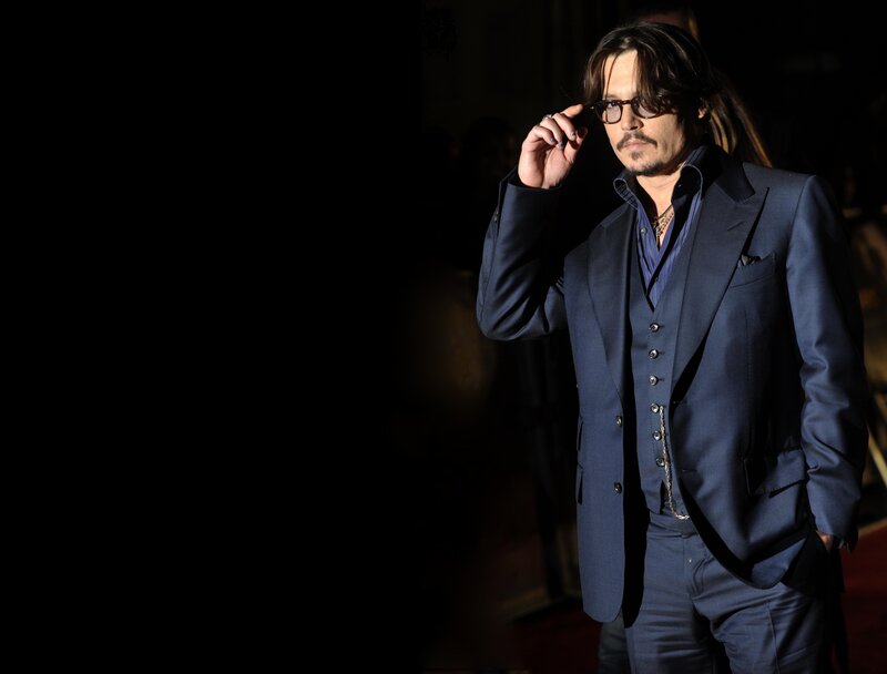 Man in Blue Suit — Dramatic, Night, Photograph
