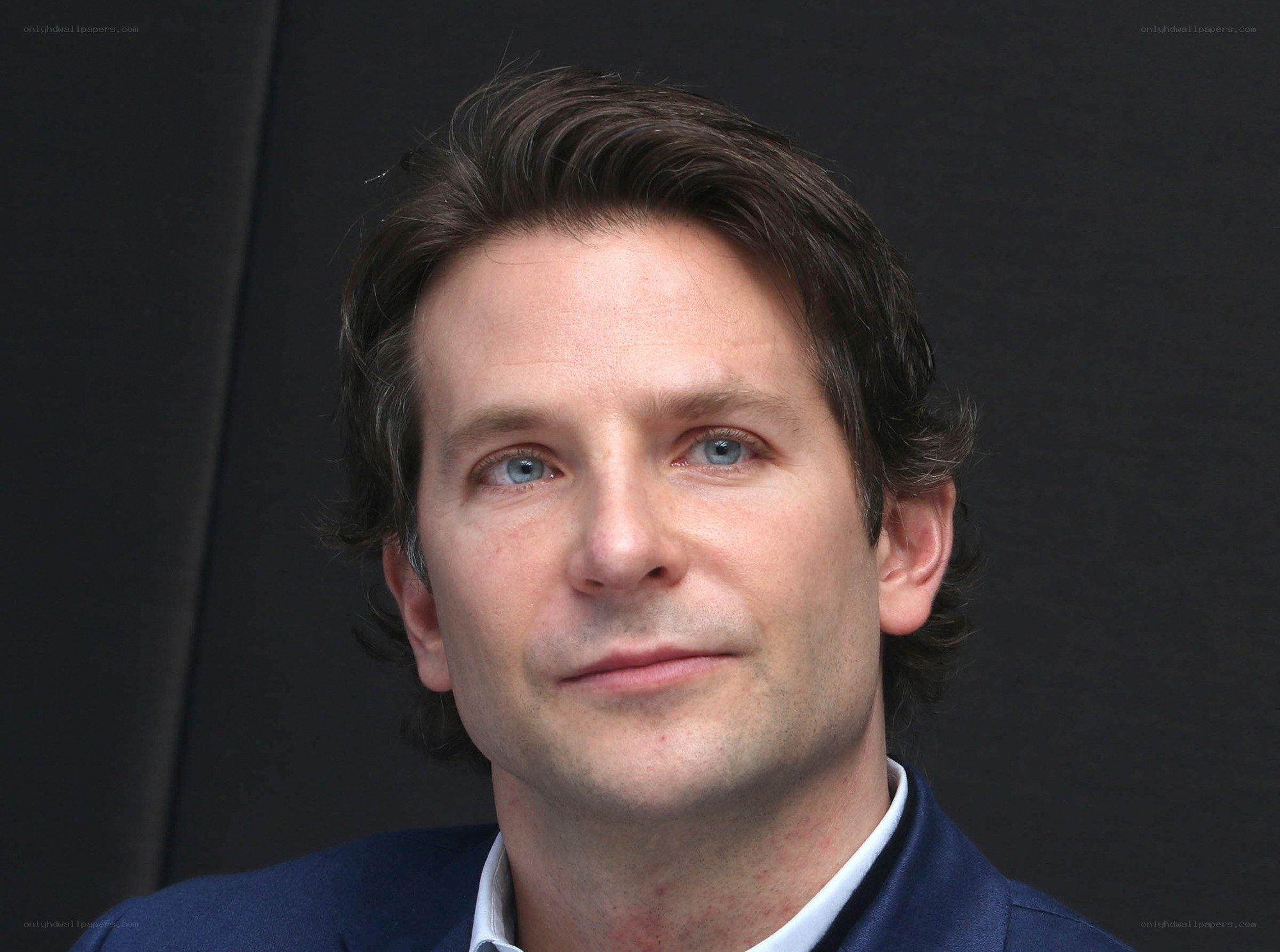 man in blue suit