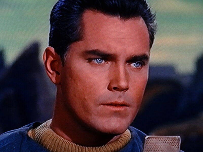 Man in Blue Sweater — Serious, Photograph