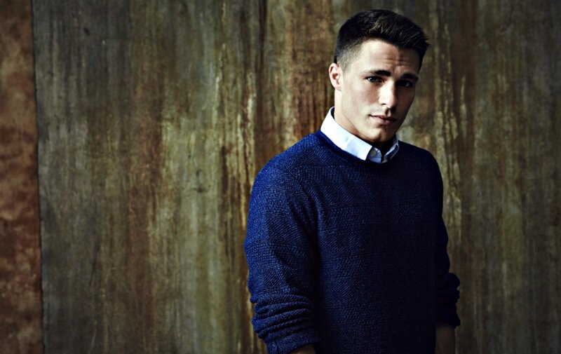 Man in Blue Sweater — Serious