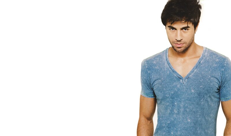 Man in Blue T-shirt — Neutral, Photograph