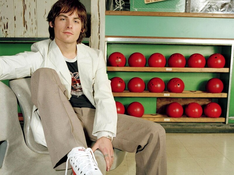 Man in bowling alley