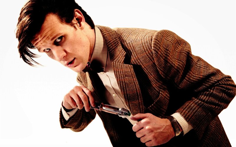 Man in Brown Coat — Dramatic, Photograph, Bow Tie, Sonic Screwdriver