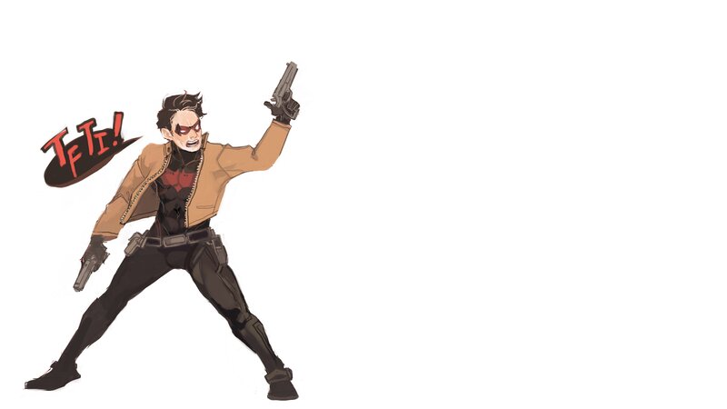 Man in Brown Jacket — Action
