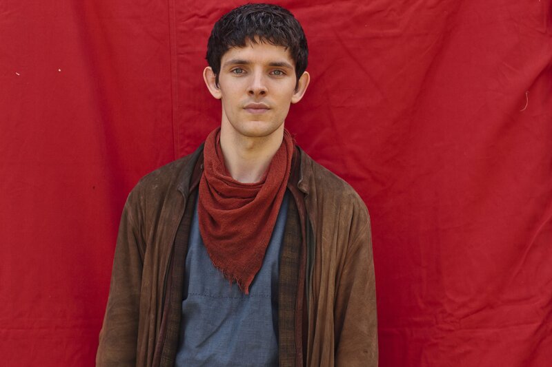 Man in Brown Jacket — Red