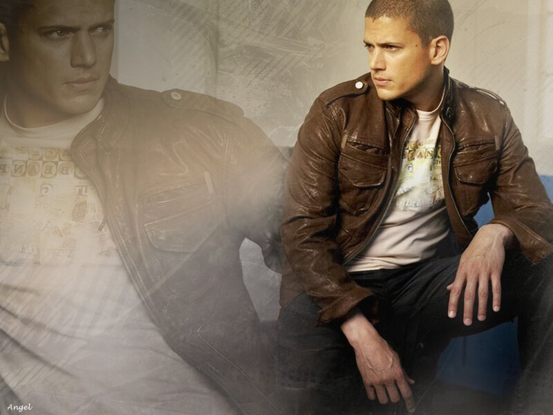 man in brown leather jacket