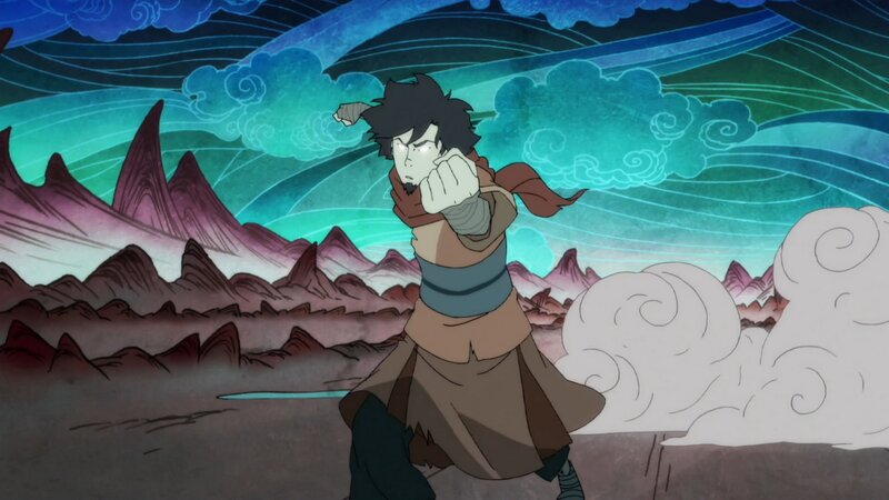 Man in Brown Robe — Blue