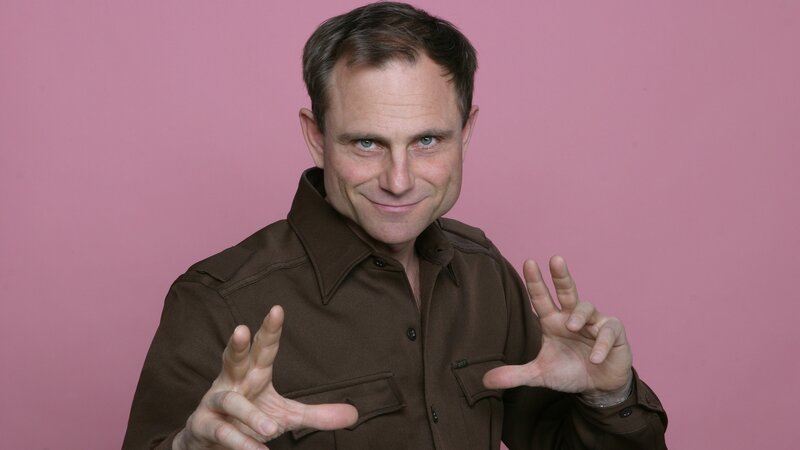 Man in Brown Shirt — Pink