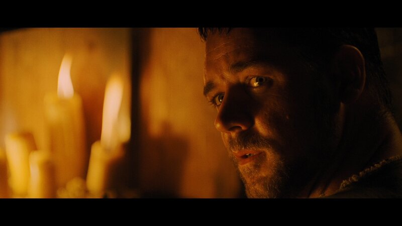 man in candlelight