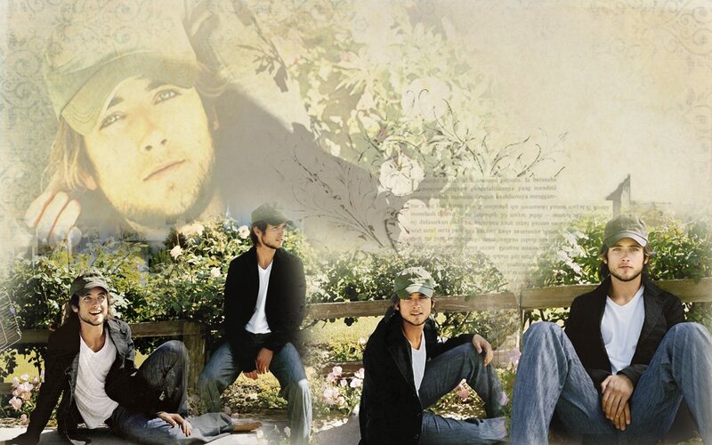 man in cap collage