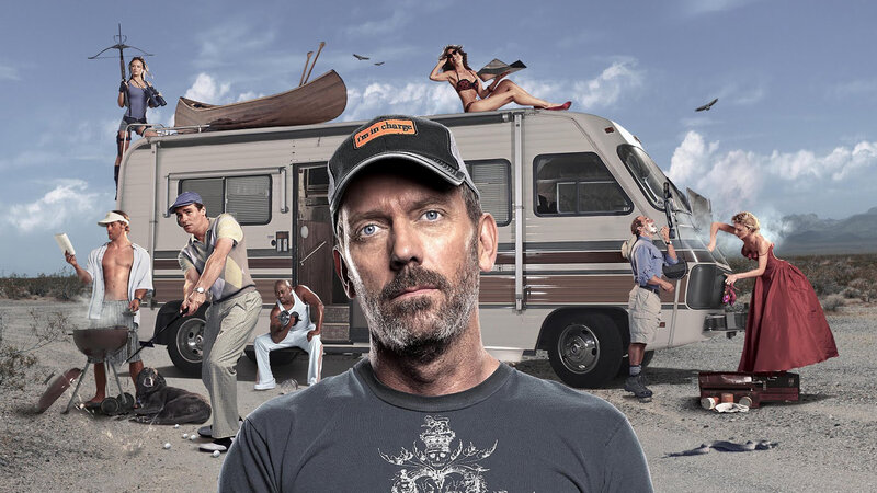 Man in Cap with RV