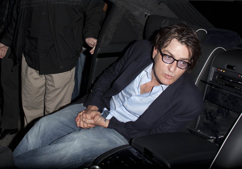 Man in Car Seat — Black, Dramatic, Night
