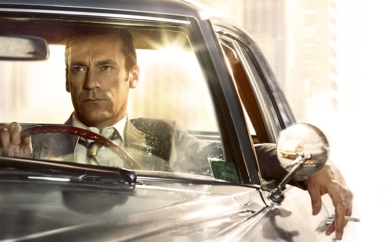 Man in Car — Silver