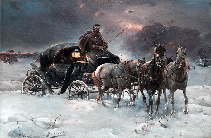 Man in Carriage