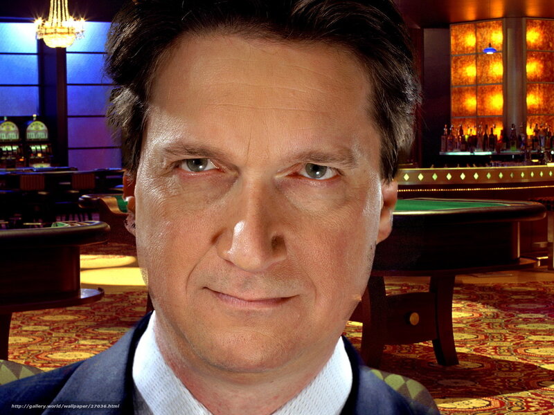 Man in Casino — Blue