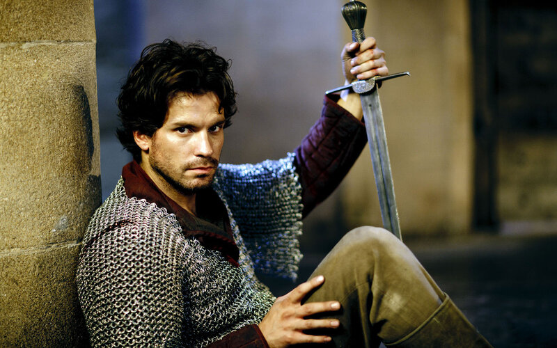 Man in Chainmail Armor — Gray