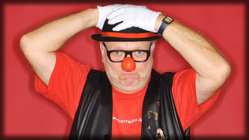 Man in Clown Costume — Red