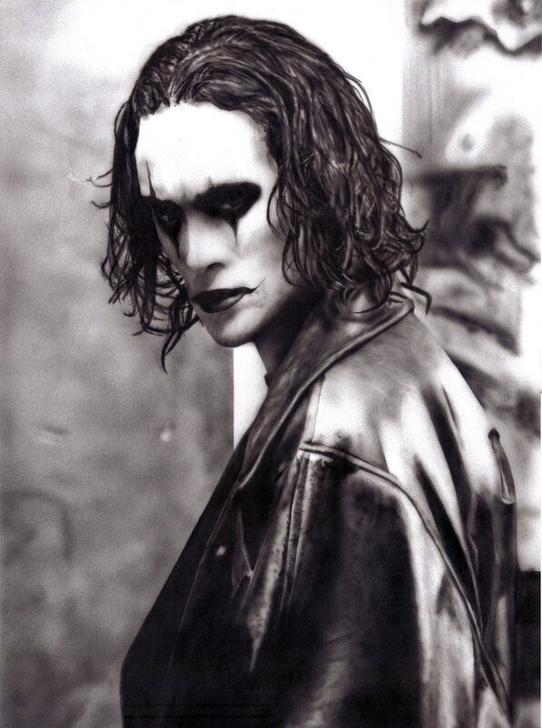 Man in Clown Makeup — Black, Dramatic