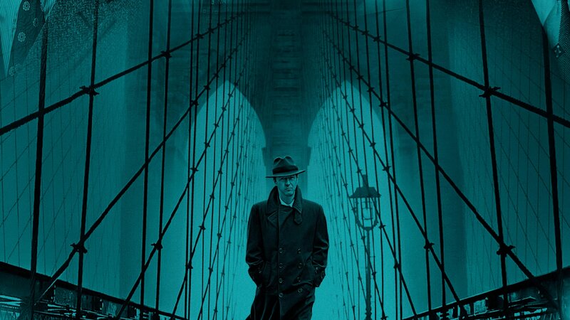 Man in Coat and Hat — Teal