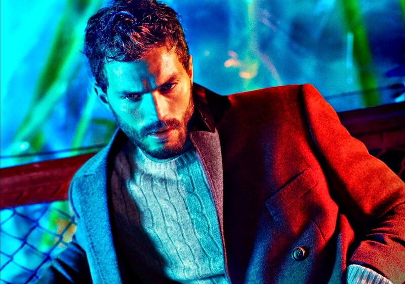 Man in Coat and Sweater