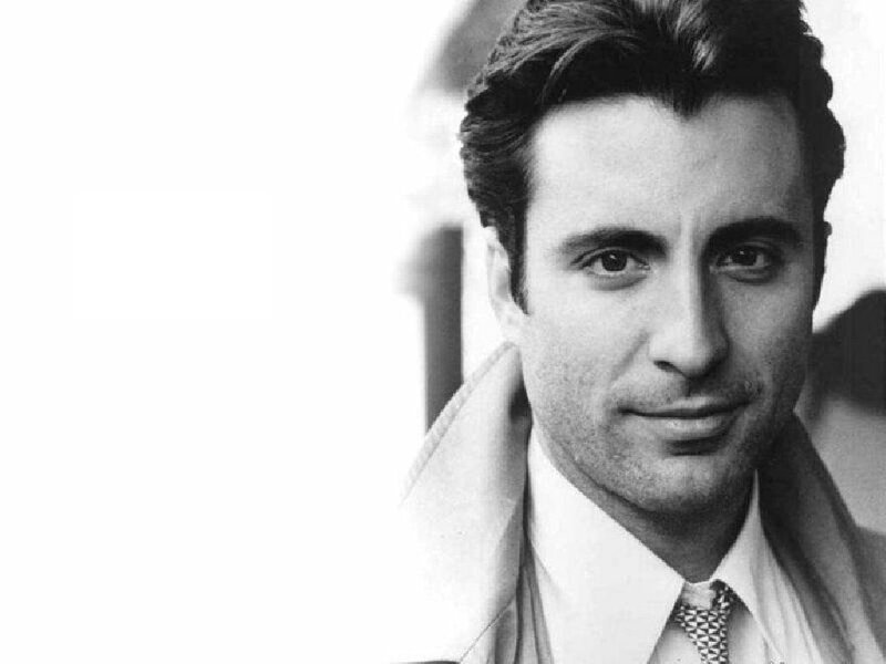 Man in Coat and Tie — Black