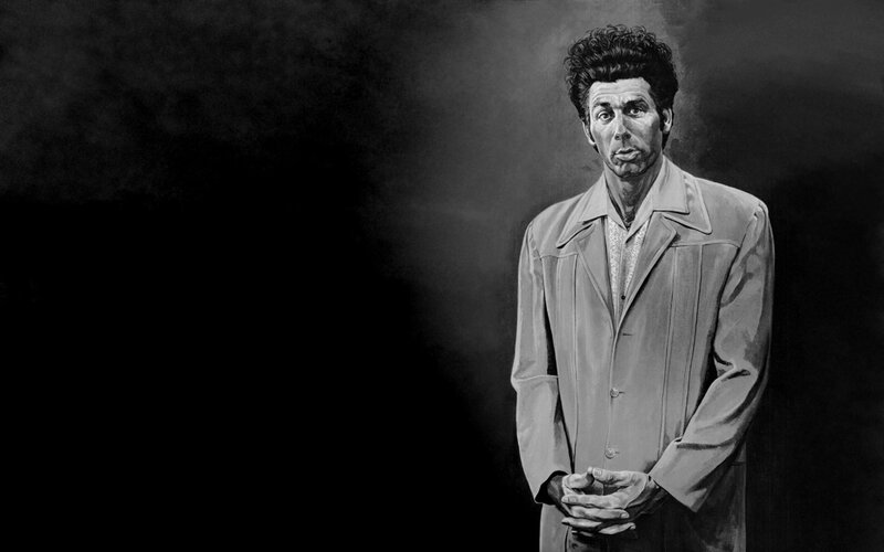 Man in Coat — Black, Dramatic