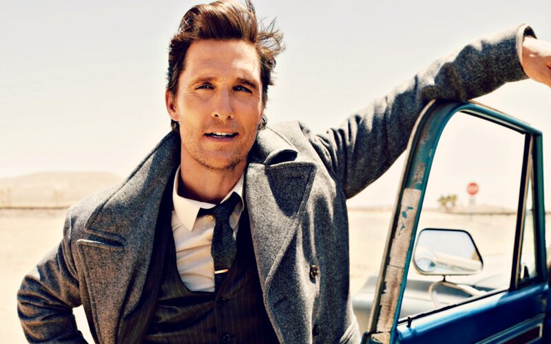 Man in Coat by Car