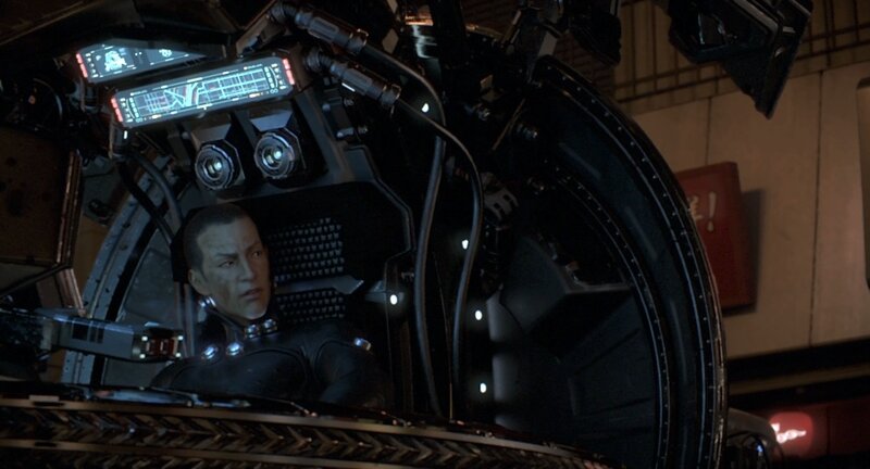 Man in Cockpit — Black, Dramatic