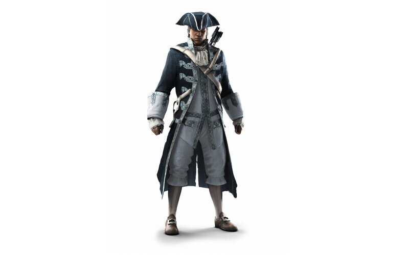 Man in Colonial Coat